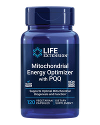 Thumbnail for Life Extension Mitochondrial Energy Optimizer with PQQ - Energy Supplement for Healthy Mitochondria - With Taurine, Vitamin B, Pyrroloquinoline Quinone - Gluten-Free, Non-GMO - 120 Vegetarian Capsules