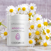 Thumbnail for Codeage Liposomal Apigenin Supplement, 3-Month Supply, Daily Flavonoid Chamomile Extract, Liposomal Phospholipid Complex, Non-GMO Sunflower Oil, Phosphatidylcholine Vegan Blend, Gluten-Free - 2 Pack