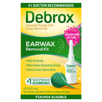 Thumbnail for Debrox Ear Wax Removal Kit, Bulb Syringe & 0.5 Fl Oz Ear Wax Removal Drops with Carbamide Peroxide