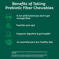 Thumbnail for Benefiber Chewable Prebiotic Fiber Supplement Tablets for Digestive Health, Assorted Fruit Flavors - 100 Count