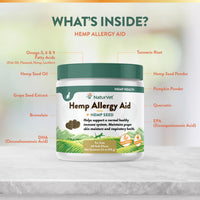 Thumbnail for NaturVet Hemp Allergy Aid Plus Hemp Seed Soft Chews for Cats, 60 ct, Made in The USA