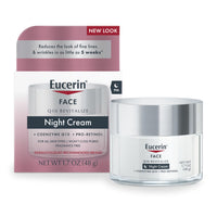 Thumbnail for Eucerin Q10 Anti-Wrinkle Night Cream + Pro-Retinol, Facial Cream for Sensitive Skin, 1.7 Oz Jar