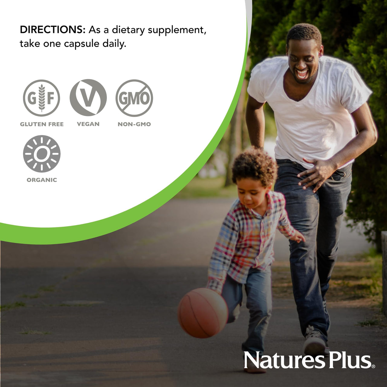 NaturesPlus Source of Life Garden Iron - 30 Quick-Release Capsules - Plant-Based Iron Supplement with 20+ Whole-Food Extracts - Fast Acting - USDA Certified Organic - 30 Servings