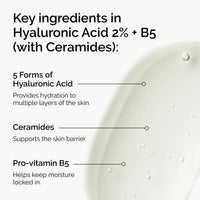 Thumbnail for The Ordinary Hyaluronic Acid 2% + B5 (with Ceramides), Multi-Depth Hydration Serum for Plumper, Smoother Skin, 1 Fl Oz