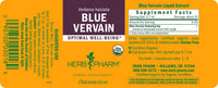 Thumbnail for Herb Pharm Certified Organic Vervain Liquid Extract, Blue, 1 Fl Oz