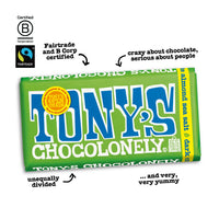 Thumbnail for Tony's Chocolonely, Dark Chocolate Almond Sea Salt, 6.35 oz