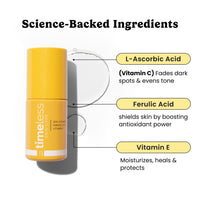 Thumbnail for Timeless Skin Care Vitamin C Serum with Vitamin E & Ferulic Acid - Brightening Serum - for Oily & Dry Skin - Fragrance-Free - 1 oz