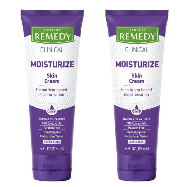 Medline Remedy Phytoplex Nourishing Skin Cream Moisturizer, 4 Fl. Oz (Pack of 2)