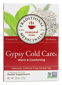 Thumbnail for TRADITIONAL MEDICINALS TEAS Gypsy Cold Care Tea 16 Bag