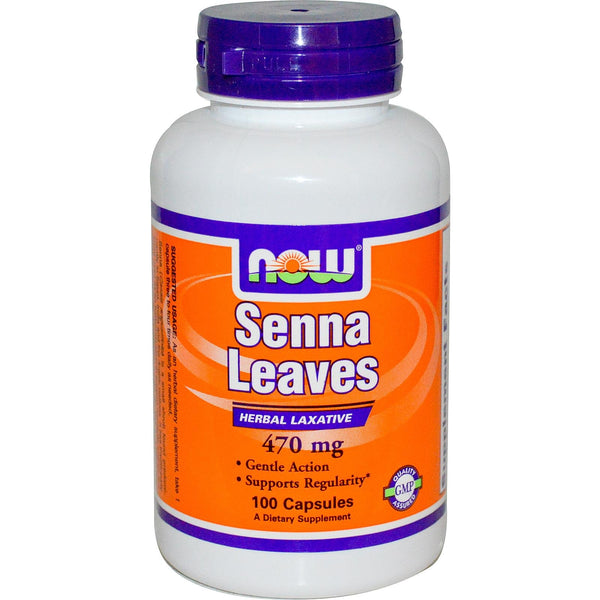 NOW Foods - Senna Leaves 470 mg 100 caps