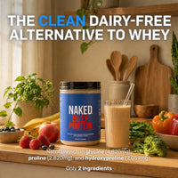 Thumbnail for Naked Beef Protein Isolate - Grass Fed European Beef Bones, 21g Protein, 0g Carbs, Collagen, Amino Acids, Dairy Free, No Artificial Ingredients, Paleo Keto Carnivore Friendly, Unflavored - 20 Servings