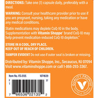 Thumbnail for The Vitamin Shoppe CoQ-10 200mg Beneficial for Those Taking (120 Capsules)
