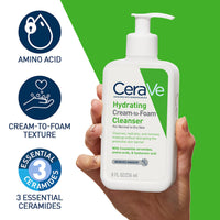 Thumbnail for CeraVe Foaming Facial Cleanser | Daily Face Wash for Oily Skin | Hyaluronic Acid + Ceramides + Niacinamide | Fragrance Free & Paraben Free | Non - Drying Oil Control Face Wash | 8 Fluid Ounce