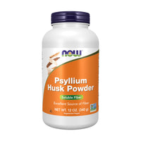 Thumbnail for NOW Foods Supplements, Psyllium Husk Powder, Non-GMO Project Verified, Soluble Fiber, 12-Ounce