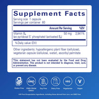 Thumbnail for Pure Encapsulations P5P 50 - Active Vitamin B6 - Supports Energy Metabolism & Brain Health* - Gluten Free & Non-GMO - 60 Capsules