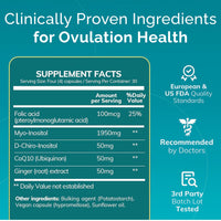 Thumbnail for CONCEIVE PLUS Ovulation Support | Myo-Inositol & D-Chiro Inositol for Women Fertility | PCOS Supplements for Reproductive Health Hormone Balance for Women | COQ10, Folic Acid, Ginger | 30 Day Supply