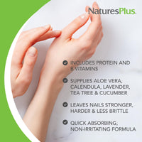 Thumbnail for NaturesPlus Ultra Nails Nutrient-Activated Strengthener - 0.25 fl oz - Naturally Strengthens Nails & Cuticles - Conditions Nails with Aloe, Calendula, Vitamins & Protein - Formaldehyde Free, Vegan