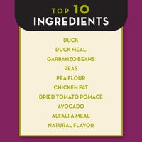 Thumbnail for AvoDerm Natural Grain Free, Revolving Menu Duck Recipe Dry Dog Food, for Sensitive Skin and Stomach, 4 lb