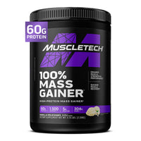Thumbnail for MuscleTech High Protein Mass Gainer for Men & Women - Clean Protein Powder Shakes for Weight Gain, Muscle Building & Recovery with Creatine Monohydrate - Vanilla Milkshake, 5.15 Pound