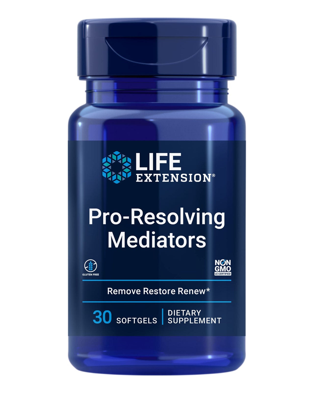 Life Extension Pro-Resolving Mediators, 18-HEPE, 17-HDHA, 14-HDHA, Supports The Body’s Natural Post-inflammatory Response, Gluten Free, Non-GMO, 30 softgels