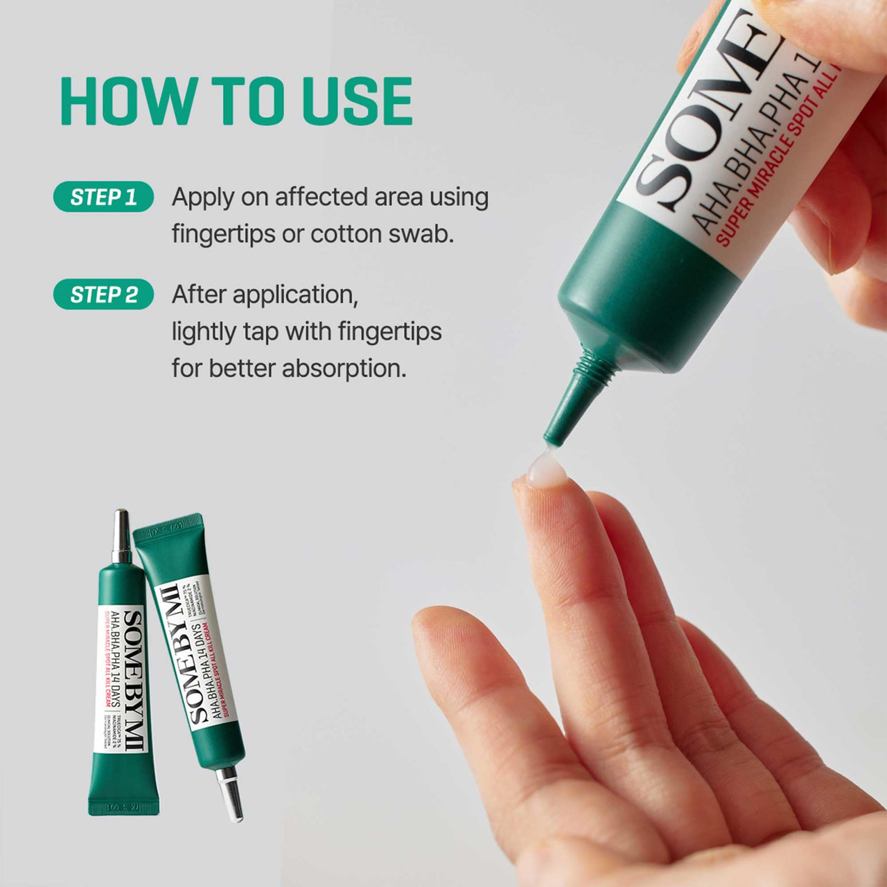 SOME BY MI AHA BHA PHA 14 Days Super Miracle Spot All Kill Cream - 1.01oz, 30ml - Hyaluronic Acid and Centella Face Moisturizer for Troubled Skin Care - Hydrating & Soothing Fomula - Korean Skin Care