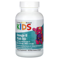 Thumbnail for California Gold Nutrition Kid’s Omega-3 Fish Oil, Natural Strawberry, 60 Fish Gelatin Softgels