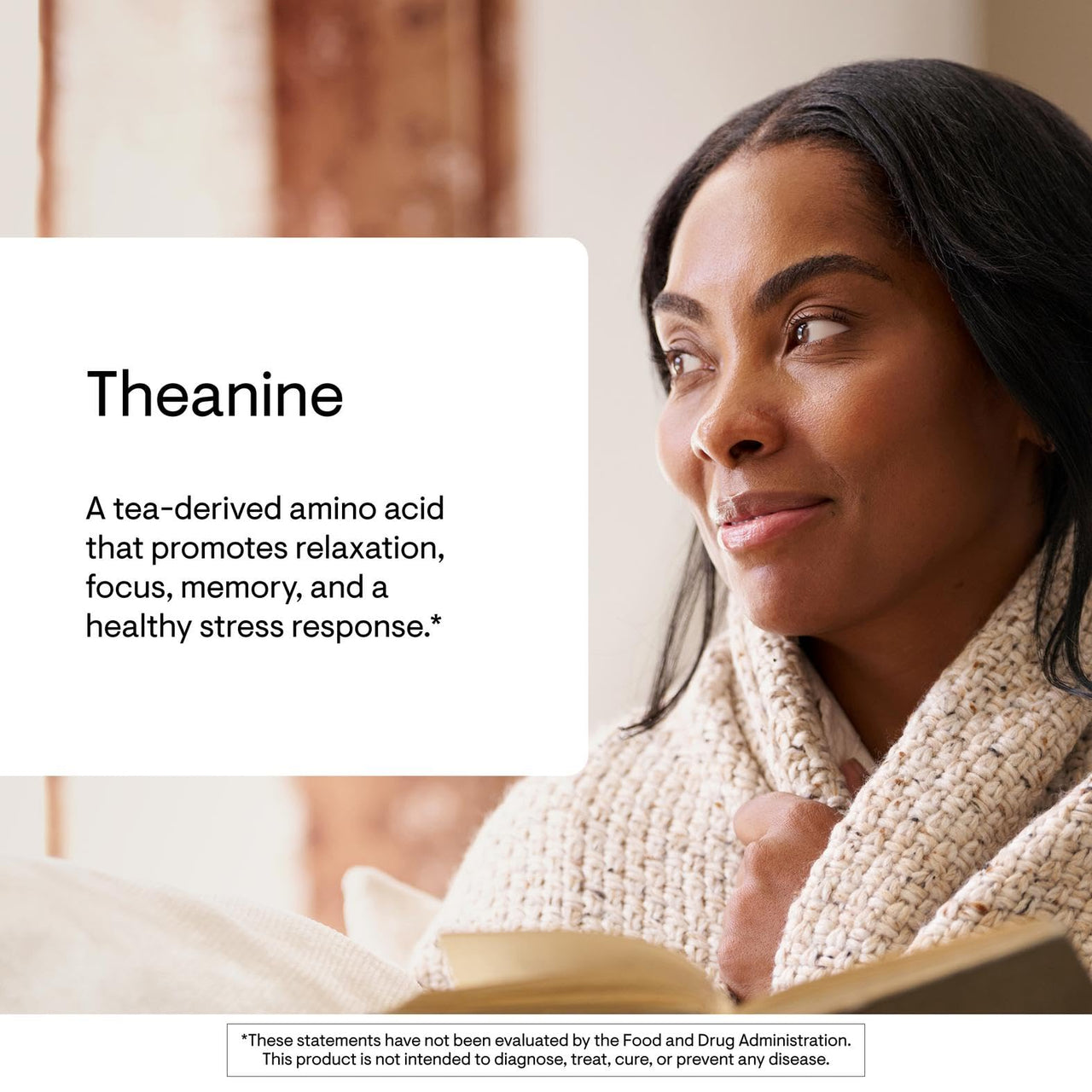 THORNE - Theanine - 200mg of L-Theanine - Support a Healthy Stress Response, Relaxation, and Focus - Increases Brain Alpha-Wave Production* - 90 Capsules