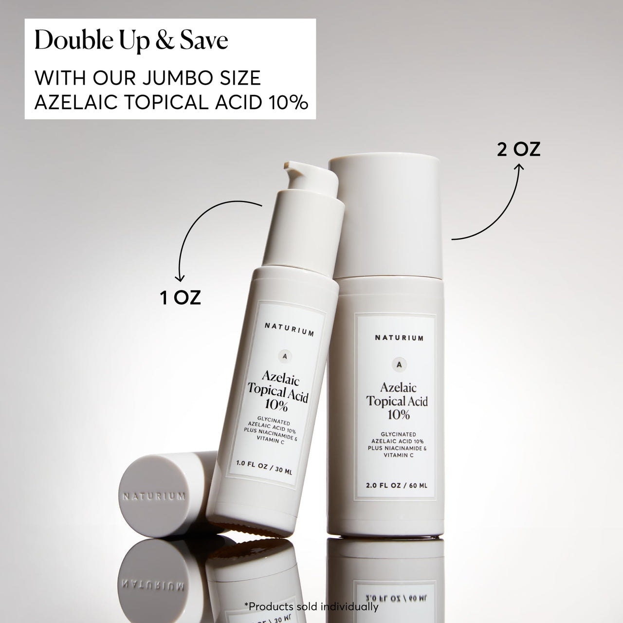 Naturium Azelaic Topical Acid 10% Jumbo, Face & Skin Care Beauty Treatment with Niacinamide & Vitamin C, 2 oz
