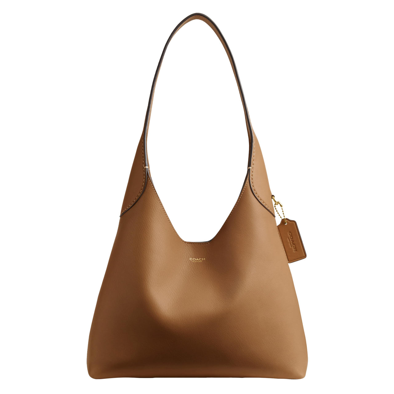COACH Women's Brooklyn Shoulder Bag 28, Honey Brown, One Size