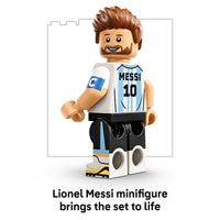 Thumbnail for LEGO Editions Lionel Messi – Soccer Highlights - Building Set for Boys & Girls, Ages 10+ - Collectible Soccer Gift with Plaque - Kids Bedroom or Shelf Decor - 43011