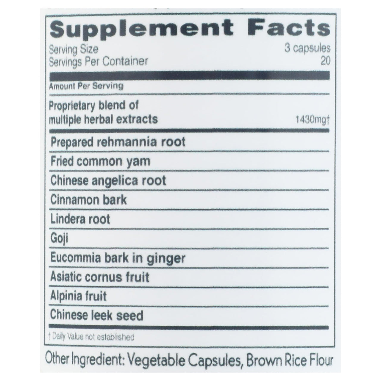 Balanceuticals Leak Control Dietary Supplement Capsules, 500 mg, 60-Count Bottle