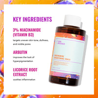 Thumbnail for Good Molecules Niacinamide Brightening Toner - Facial Toner with Niacinamide, Vitamin C and Arbutin for Even Tone, Enlarged Pores - Skincare for Face