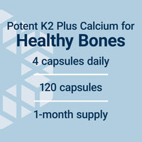Thumbnail for Life Extension Bone Restore Elite Calcium Supplement with Super Potent K2, Calcium, Vitamin D3, Magnesium, Boron, zinc, Vitamin K2, for Bone Health, Gluten-Free, Non-GMO, 120 Capsules