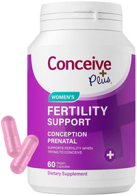 Thumbnail for CONCEIVE PLUS Womens Fertility Support – Prenatal Multivitamin for Trying to Get Pregnant – Conception Blend, Hormonal Balance, Folate, Zinc, Thiamin, Riboflavin, Biotin – Non-GMO, Vegan – 30 Days