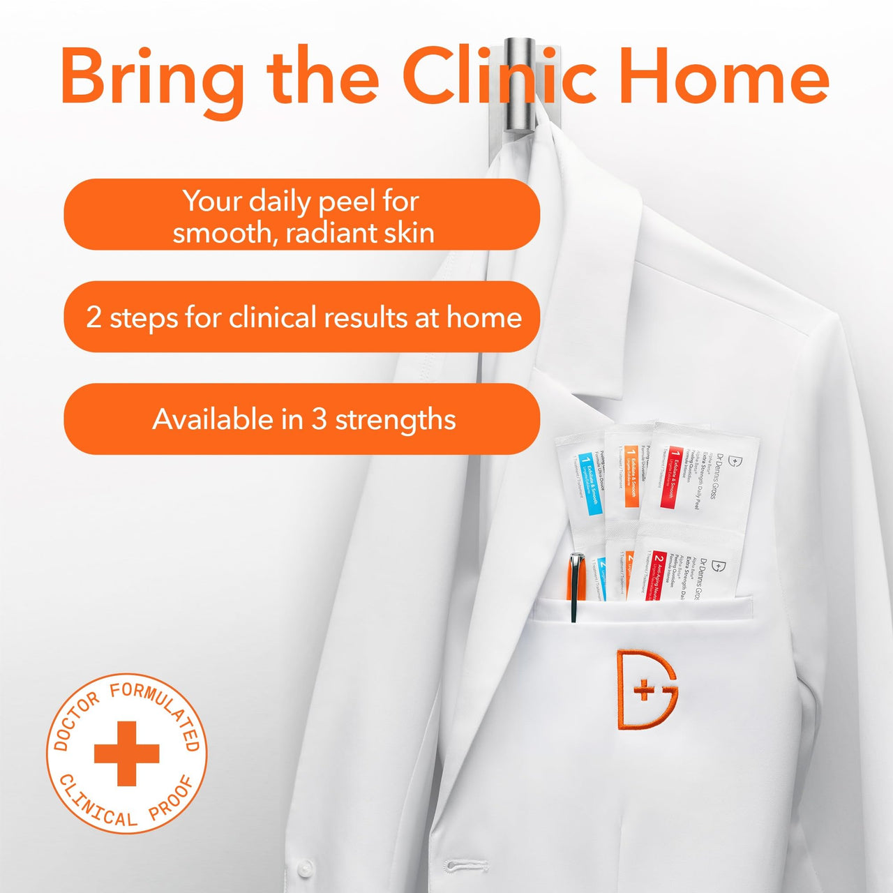 Dr. Dennis Gross Alpha Beta Extra Strength Daily Peel: for Oily Skin, Uneven Tone or Texture, Wrinkles or Enlarged Pores (30 Treatments)