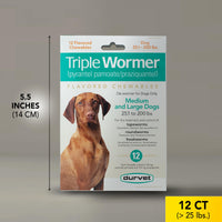 Thumbnail for Durvet Triple Wormer for Medium and Large Dogs