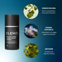 Thumbnail for ELEMIS Men Pro-Collagen Marine Cream 30ml Lightweight Anti-Aging Moisturizer for Mens Skincare