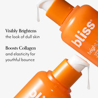 Thumbnail for Bliss Vitamin C Face Serum + Glow & Hydrate Hyaluronic Acid Peptides + Niacinamide Antioxidant Brightening Dark Spot - Anti-Aging - Renew Night Acne Glycolic Uneven Tone
