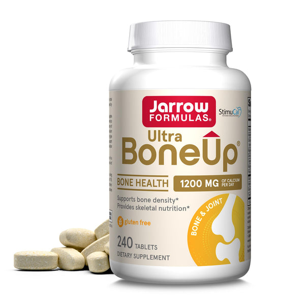 Jarrow Formulas® Ultra BoneUp®, Includes MK-7 and Silicon for Added Bone Support, 240 Bone Health Tablets