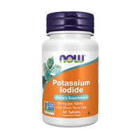 Thumbnail for NOW Foods Supplements, Potassium Iodide 30 mg, Non-GMO Project Verified, Dietary Supplement, 60 Tablets