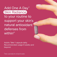 Thumbnail for One A Day Skin Radiance, Skin Supplement to Support Hydration & Glow with Blood Orange Extract & Collagen Health with Vitamin C & Vitamin E, 30 Capsules