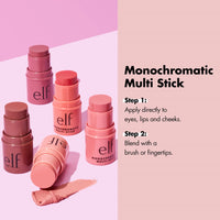 Thumbnail for e.l.f., Monochromatic Multi Stick, Creamy, Lightweight, Versatile, Luxurious, Adds Shimmer, Easy To Use On The Go, Blends Effortlessly, Sparkling Rose, 0.17 Oz