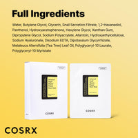 Thumbnail for COSRX Snail Mucin Sheet Mask 10 EA with Snail Mucin Serum, Hydrating Face Sheet Masks for Dry & Sensitive Skin, Korean Face Mask for Self Care, Korean Skin Care
