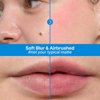 Thumbnail for fwee Blurry Pudding Pot | Airbrushed Blush & Lip, Buildable Pigment, Long-lasting, Lightweight, Easy to Blend, Natural Soft Matte Finish - Ambitious (Warm Red) | 0.17 oz