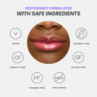 Thumbnail for Wonderskin Lip Rehab Serum Oil - Tinted Lip Oil for Women, Hydrating, Moisturizing, and Non-Sticky Red Tint Serum for Dry Lips (Amour)
