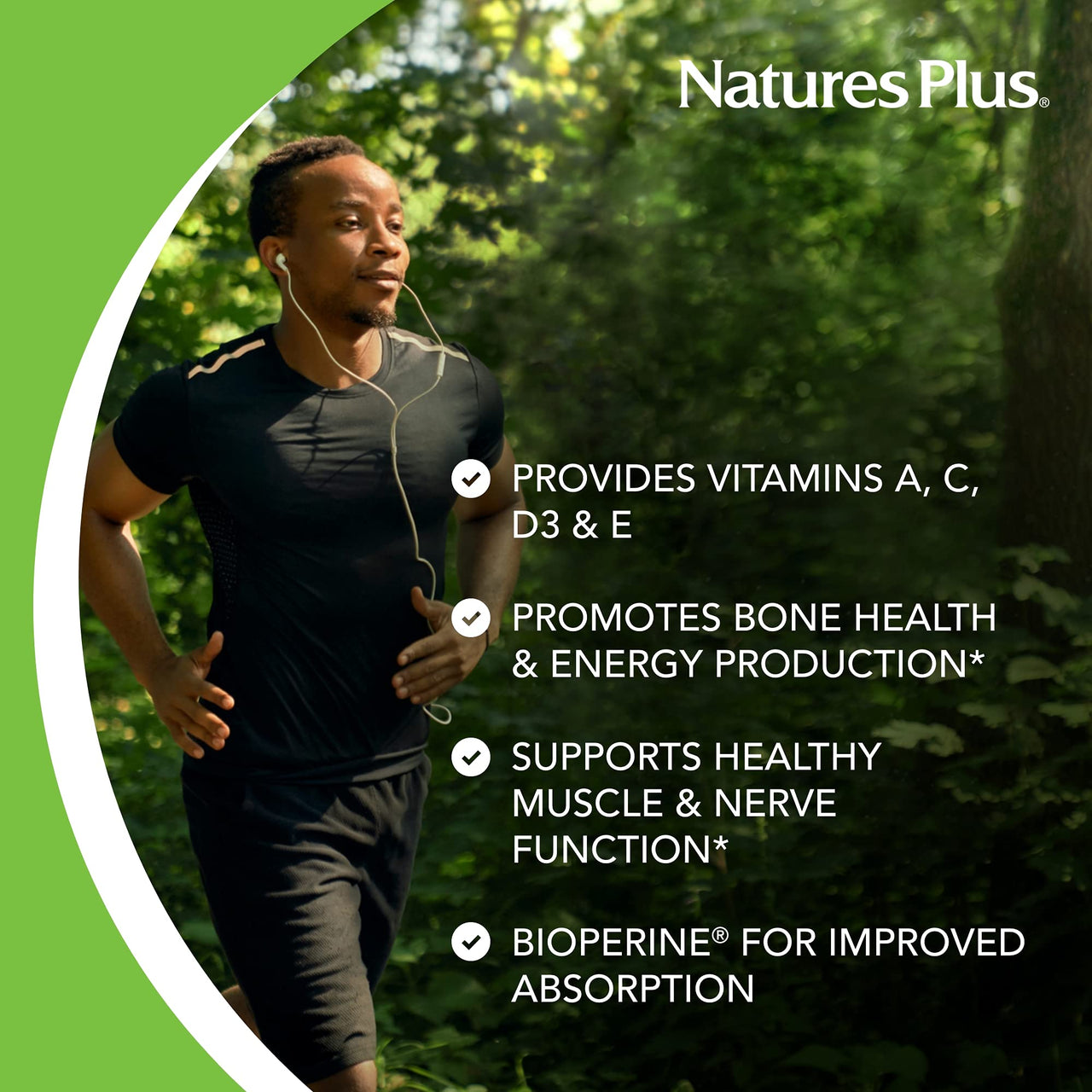 NaturesPlus Activated Coral Calcium - 90 Vegetarian Capsules - Natural Supplement with Magnesium & Vitamins - Bone, Muscle & Energy Support - Gluten Free - 30 Servings