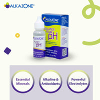 Thumbnail for Alkazone Balance Your pH, Antioxidants Alkaline Mineral Drops, Single 1.25 Oz Pack, Portable, Yields 10 Gallons of alkaline, antioxidant Water, Unflavored, pH Balance, Hydration