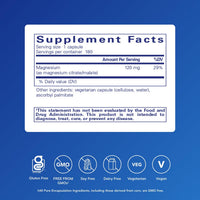 Thumbnail for Pure Encapsulations Magnesium (Citrate/Malate) - Magnesium Supplement to Support Nutrient Utilization, Energy, Bones & Heart Health* - with Magnesium Citrate & Malate - 180 Capsules