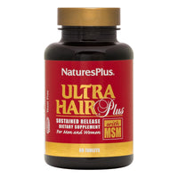 Thumbnail for NaturesPlus Ultra Hair Plus - 60 Sustained Release Tablets - Nutritional Support for Healthy Hair Structure - Gluten Free - 30 Servings