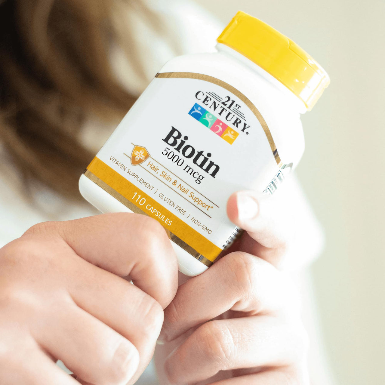 21st Century Biotin 5000 Mcg Capsules, 110-Count by 21st Century